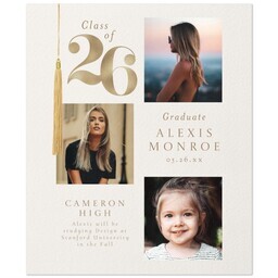 50x60 Plush Fleece Blanket with Grads Big Date 2026 design