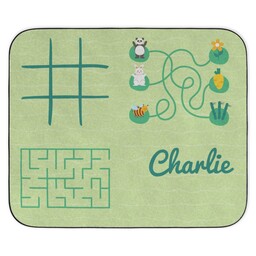 Stadium Blanket 50x60 with Green Kids Game design