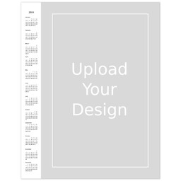 Poster Calendar, 11x14, Glossy Poster Paper with 2026 Calendar Poster: Upload Your Design design
