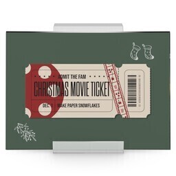 5"x7" Desktop Advent Calendar Refill Only with Advent at the Movies design