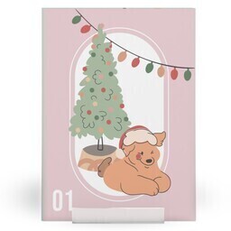 5"x7" Desktop Advent Calendar Refill Only with Advent Pets design