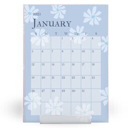 5"x7" Desktop Card Calendar Refill with Days Of Daisies design