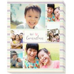 11x14 Photo Canvas with Grandma Love design
