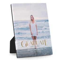 Desktop Canvas, 5x7 with Splendid Graduate 2026 design