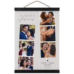 Hanging Canvas 12x16 with Always Forever design