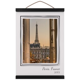 Hanging Canvas 12x16 with Double Frame City design