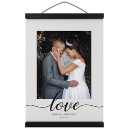 Hanging Canvas 12x16 with Love Names Date design