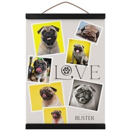 Hanging Canvas 12x16 with Love Pet Name design