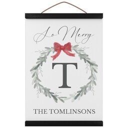 Hanging Canvas 12x16 with So Merry design