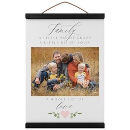 Hanging Canvas 12x16 with Whole Lotta Love design