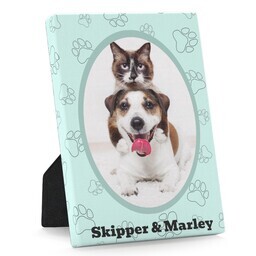 Desktop Canvas, 5x7 with Playful Pets design