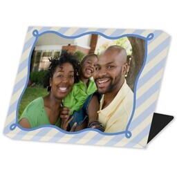 Same Day Desk Canvas 5" x 7" with Squiggles & Stripes design