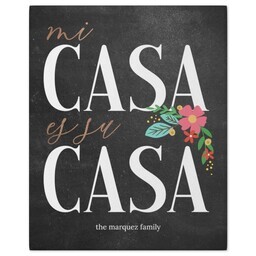 8x10 Gallery Wrap Photo Canvas with Mine is Yours design