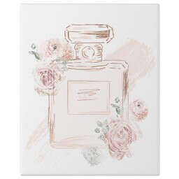 8x10 Gallery Wrap Photo Canvas with Rose Perfume design