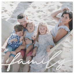 8x8 Gallery Wrap Photo Canvas with Family Photo Wall design