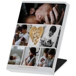 Same Day Desk Canvas 5" x 7" with Heart's Full to Bursting design