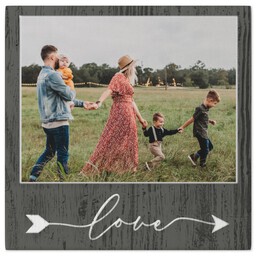 8x8 Gallery Wrap Photo Canvas with Love Endures design