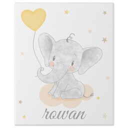 8x10 Gallery Wrap Photo Canvas with Heart Shaped Balloon design