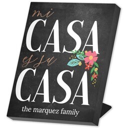 Same Day Desk Canvas 8" x 10" with Mine is Yours design