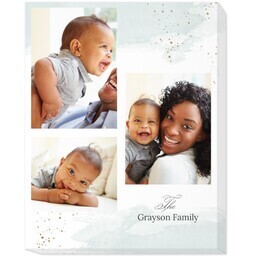 11x14 Photo Canvas with Muted Collage design