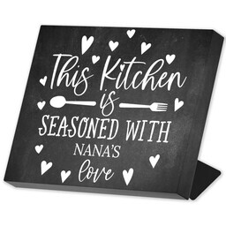 Same Day Desk Canvas 8" x 10" with Seasoned Kitchen design