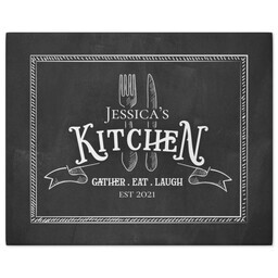 8x10 Gallery Wrap Photo Canvas with Chalkboard Kitchen design