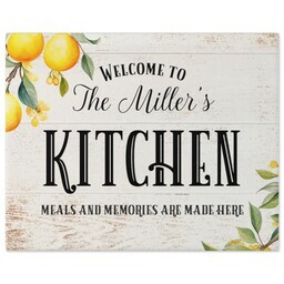 8x10 Gallery Wrap Photo Canvas with Farmhouse Kitchen design