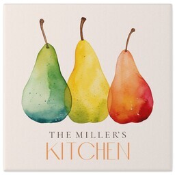 8x8 Gallery Wrap Photo Canvas with Modern Kitchen design