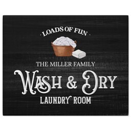 8x10 Gallery Wrap Photo Canvas with Wash and Dry design