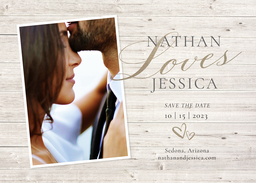 5x7 Greeting Card, Matte, Blank Envelope with Love in the Air design