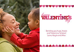 5x7 Greeting Card, Matte, Blank Envelope with Heartfelt Banner design