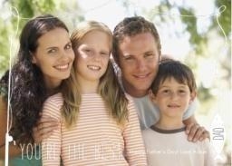 5x7 Greeting Card, Glossy, Blank Envelope with Best Catch design