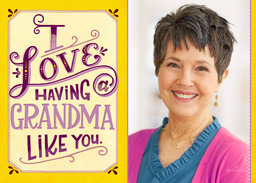 5x7 Cardstock, Blank Envelope with A Grandma Like You design