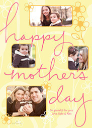 5x7 Cardstock, Blank Envelope with Fun Lettering design