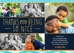 5x7 Greeting Card, Glossy, Blank Envelope with You Are So Nice design