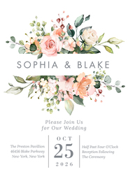 5x7 Greeting Card, Glossy, Blank Envelope with We Do design