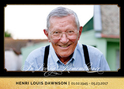 5x7 Greeting Card, Glossy, Blank Envelope with In Remembrance design