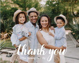 Note Cards with Swirly Thank You design