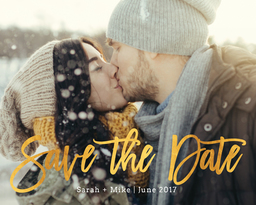 Note Cards with Written Save the Date design