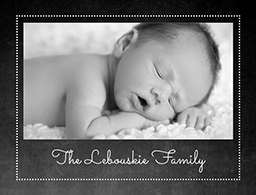 Note Cards with Basic Chalkboard design