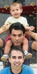 4x8 Greeting Card, Glossy, Blank Envelope with XOXO Glitter design