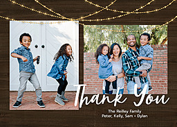 5x7 Greeting Card, Matte, Blank Envelope with Rustic Appreciation design