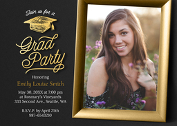 5x7 Greeting Card, Matte, Blank Envelope with Classic Radiance Invitation design