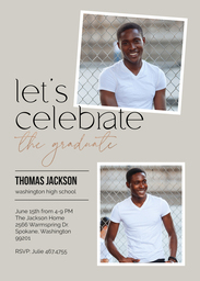 5x7 Greeting Card, Matte, Blank Envelope with Cool Snapshots design