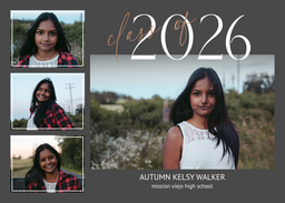 5x7 Greeting Card, Glossy, Blank Envelope with Enduring Gallery design