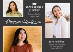 5x7 Greeting Card, Glossy, Blank Envelope with Modern Memories design