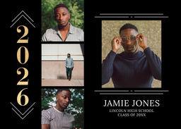 5x7 Greeting Card, Matte, Blank Envelope with Path Forward 2026 design