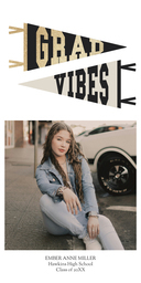 4x8 Greeting Card, Matte, Blank Envelope with We've Got Spirit Banner design