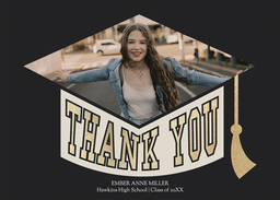 5x7 Greeting Card, Matte, Blank Envelope with We've Got Spirit Thank You design