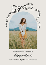 5x7 Greeting Card, Matte, Blank Envelope with Freshly Graduated design